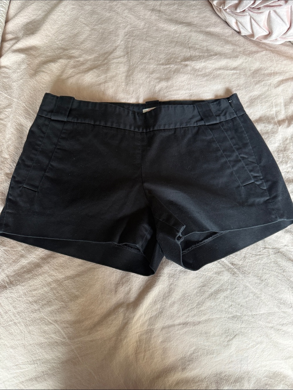 J.Crew Black Stretch Chino Shorts Size 2